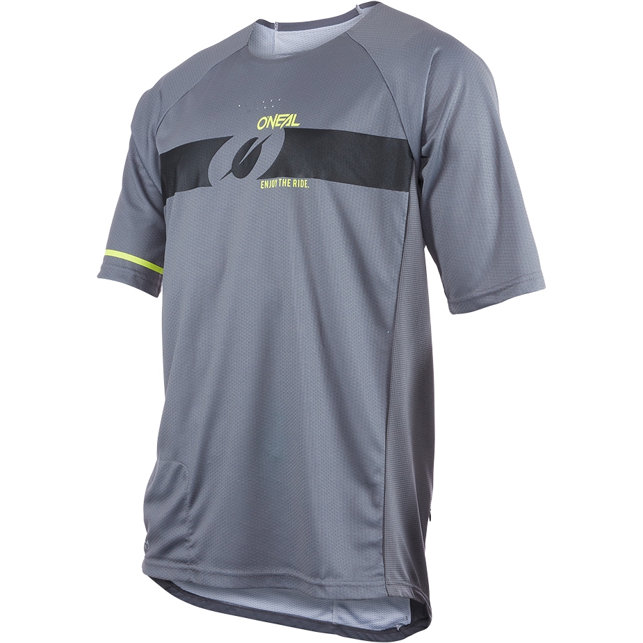 Picture of O&#039;Neal Pin It Short Sleeve Jersey - V.22 gray/neon yellow