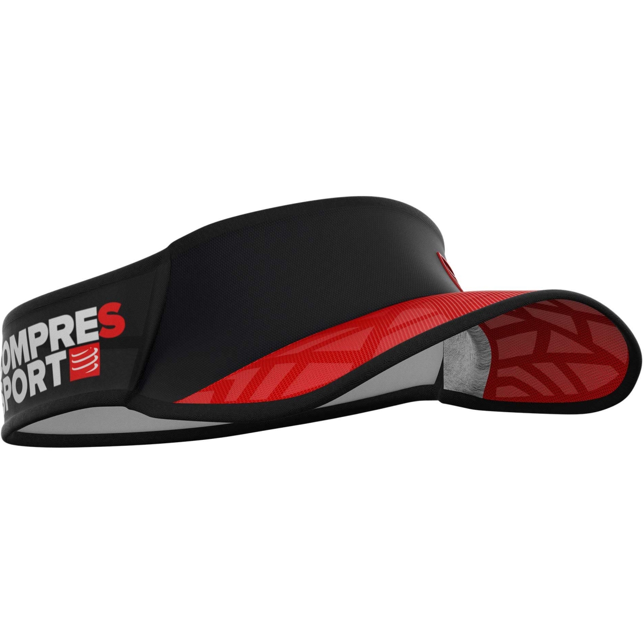 Produktbild von Compressport Spiderweb Ultralight Visier - schwarz/rot