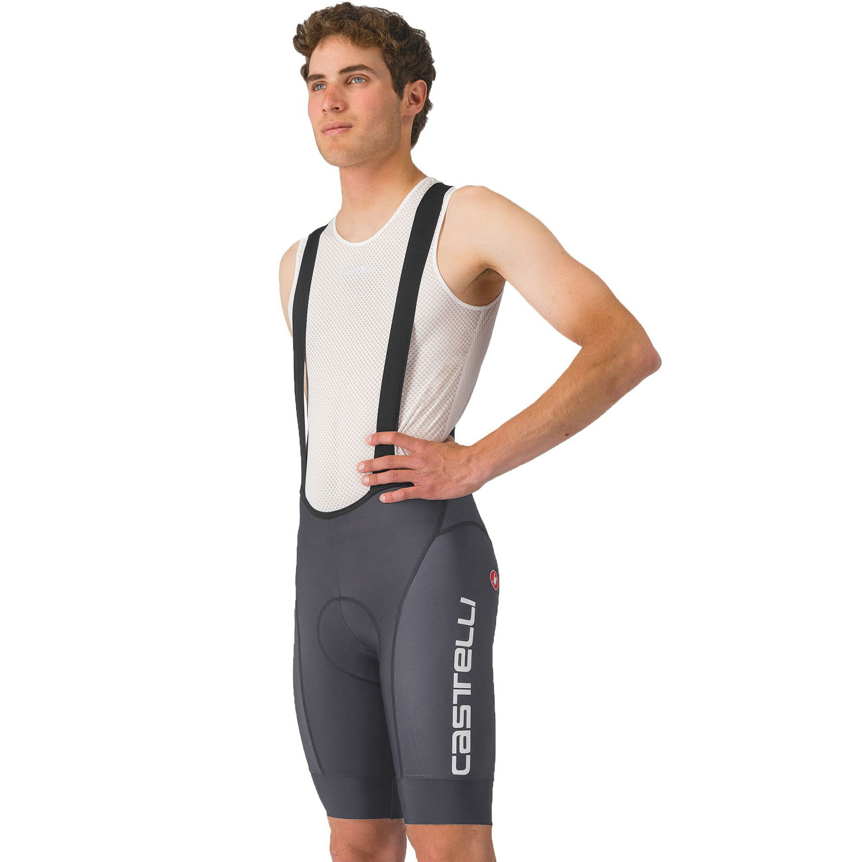 Photo produit de Castelli Cuissard à Bretelles Court Cycliste Homme - Competizione 2 Kit - smoky grey 021