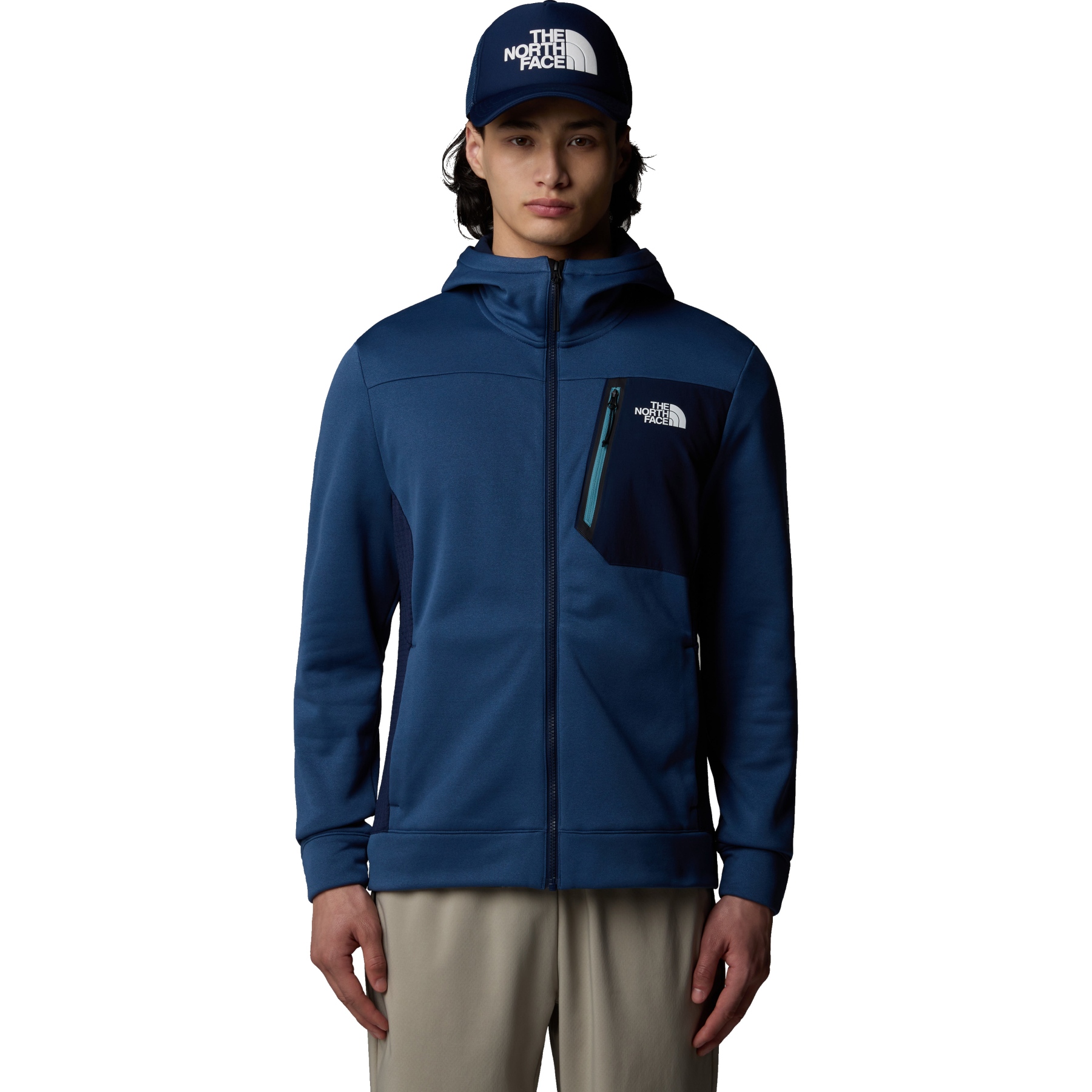 Polaire the north face shops bleu