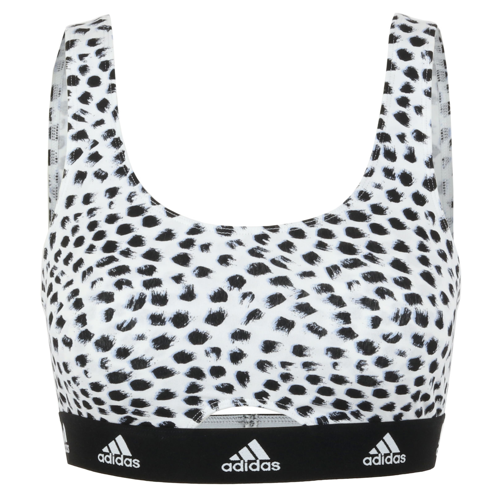 Produktbild von adidas Sports Underwear Scoop Bralette Top Damen - 151-white&amp;print