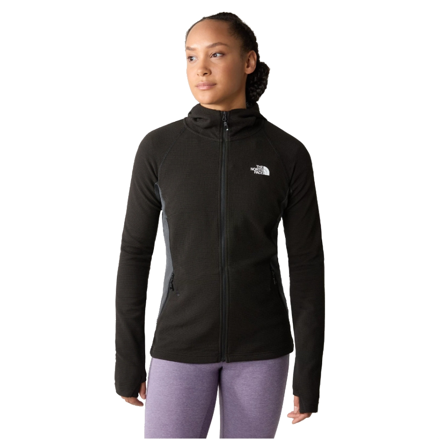 Picture of The North Face Athletic Outdoor Full Zip Hoodie Women - TNF Black/Asphalt Grey