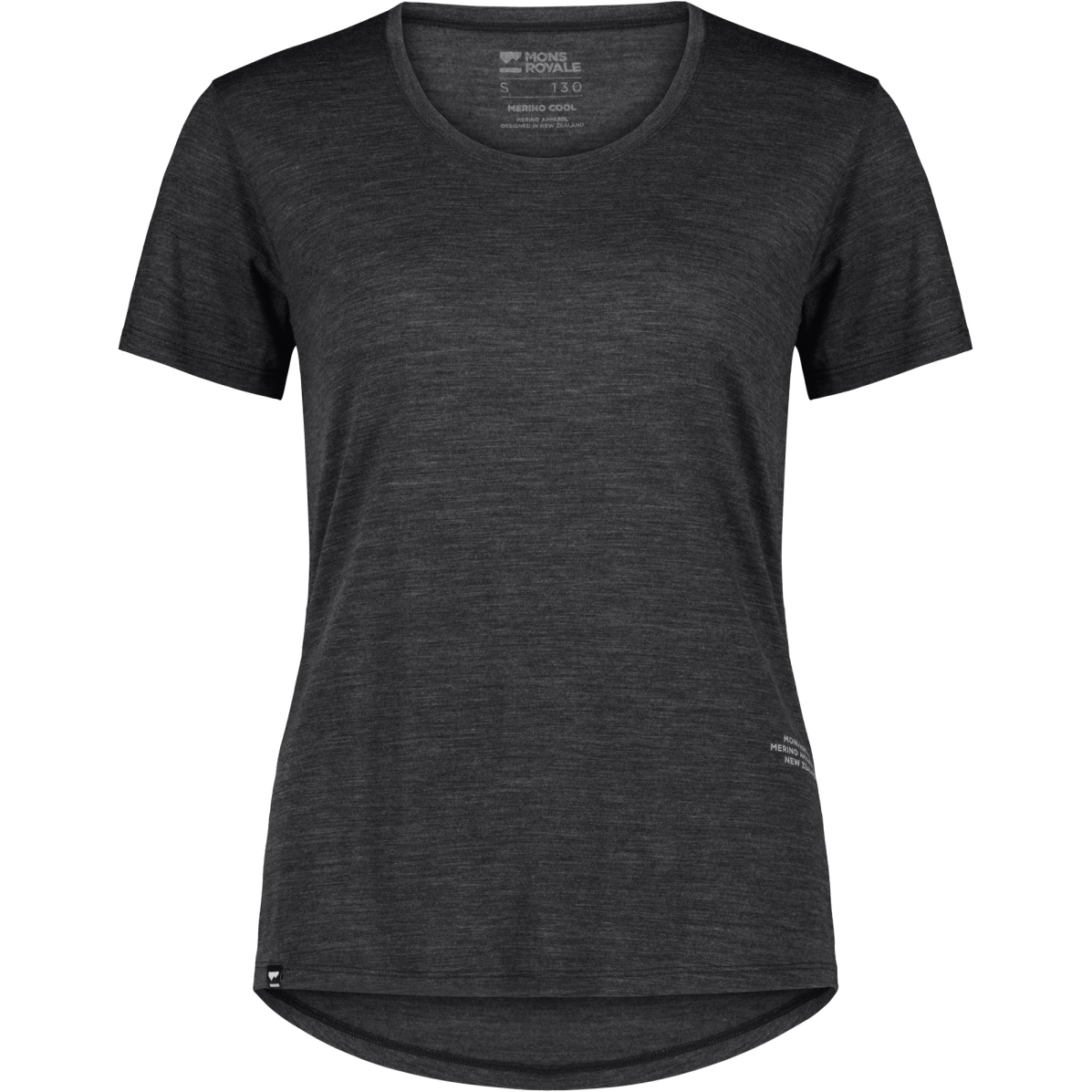 Picture of Mons Royale Zephyr Merino Cool Tee Women - smoke