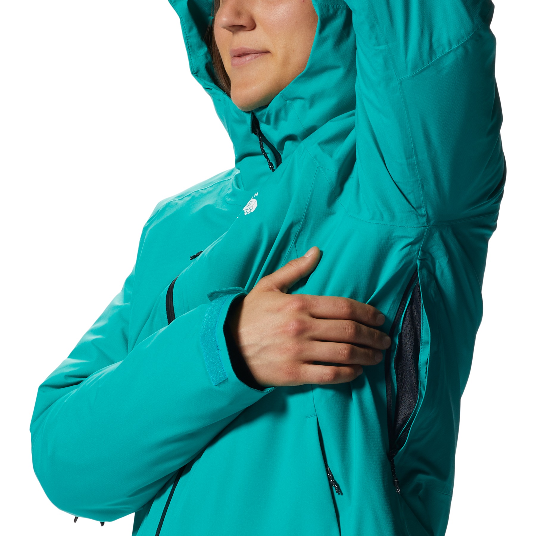 Chaqueta trekking Mountain Hardwear Stretch Ozonic Mujer verde