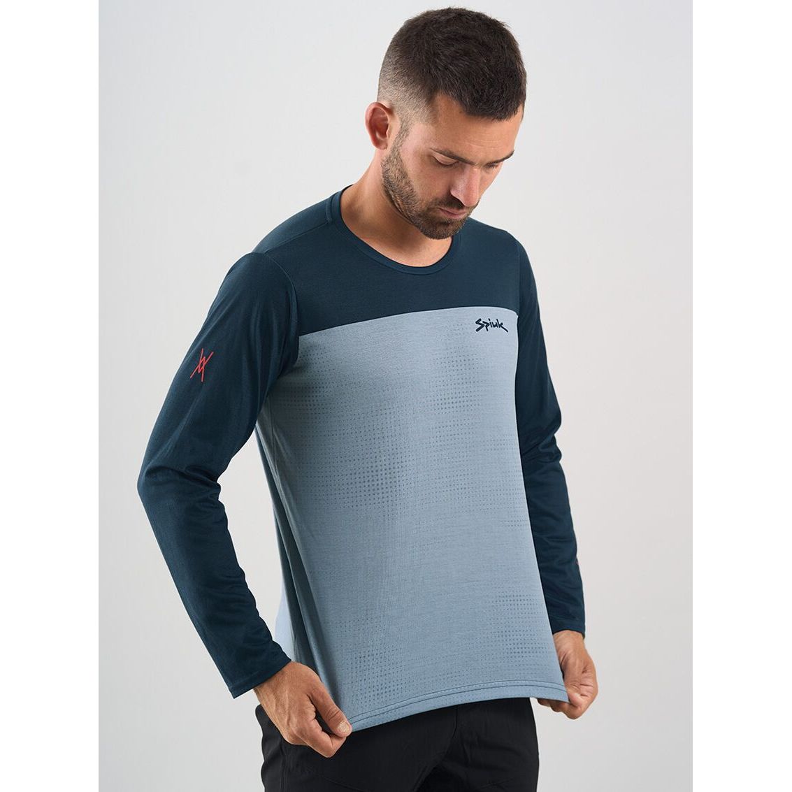 Spiuk Maglia a Maniche Lunghe Uomo ALL TERRAIN grigio