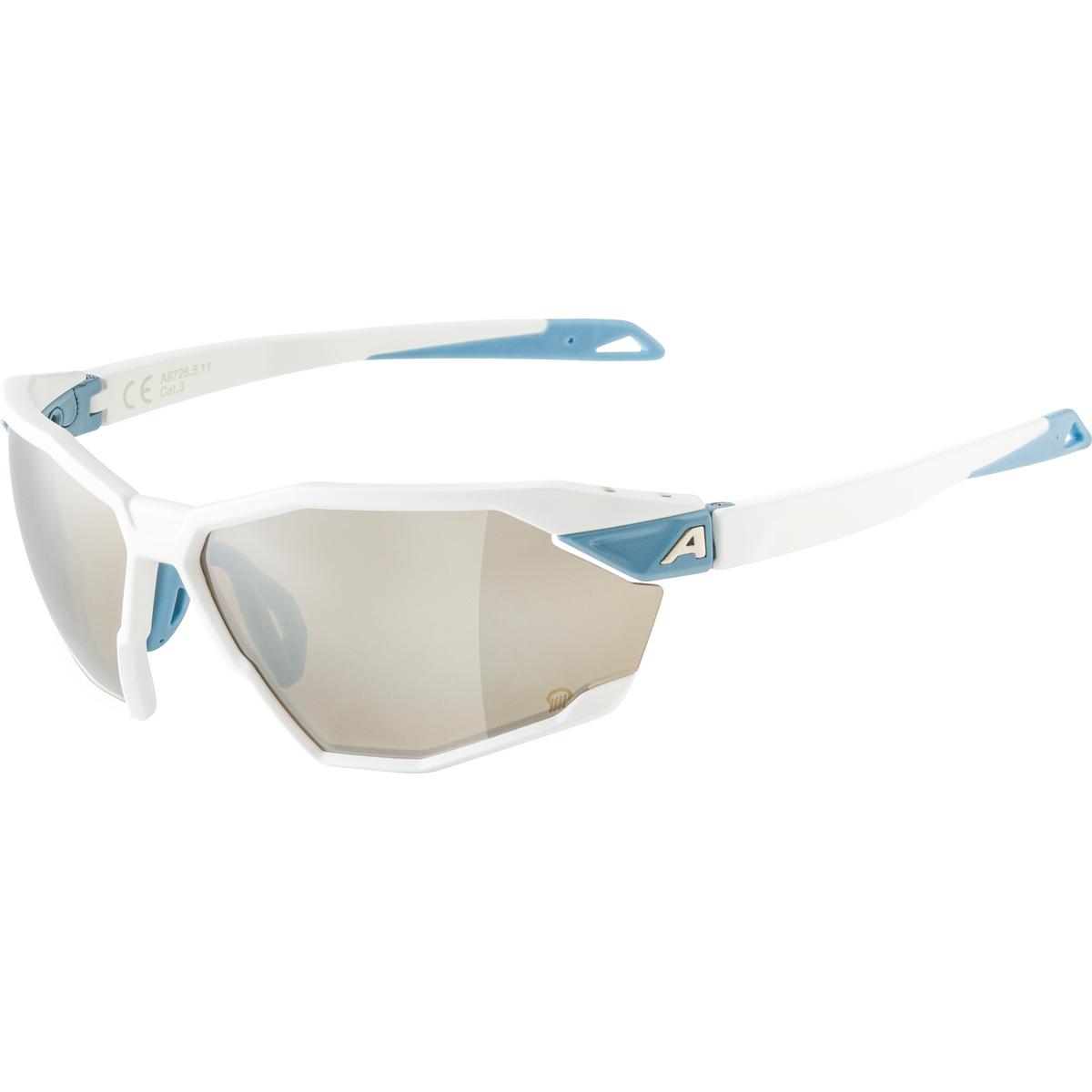 Picture of Alpina Twist Six Q Glasses - white matt / mirror silver