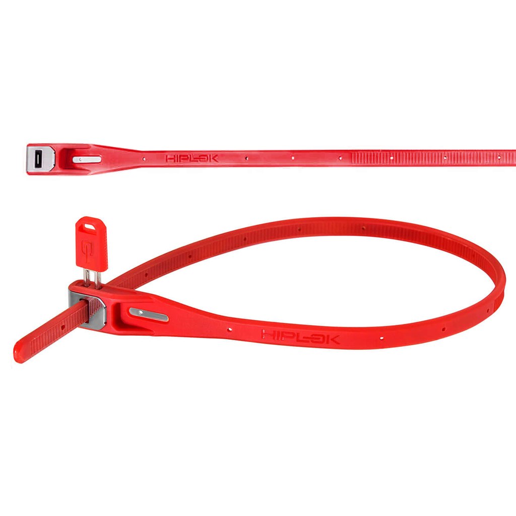 Productfoto van Hiplok Z-Lok Cable Lock - 2 pieces - red