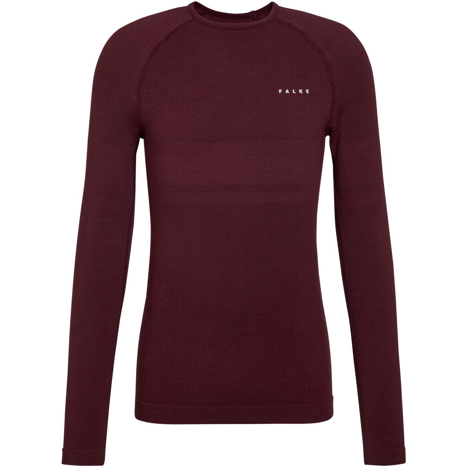 Мужская защитная рубашка с длинным рукавом из шерсти Falke-Tech Trend - barolo 8526