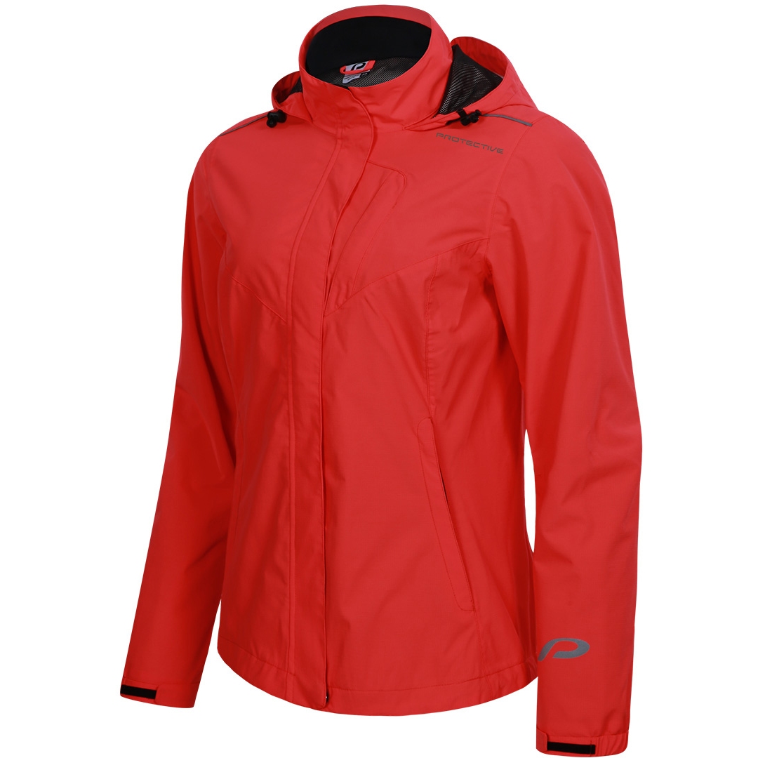 Productfoto van PROTECTIVE P-Rain II Regenjas Dames - fiery coral