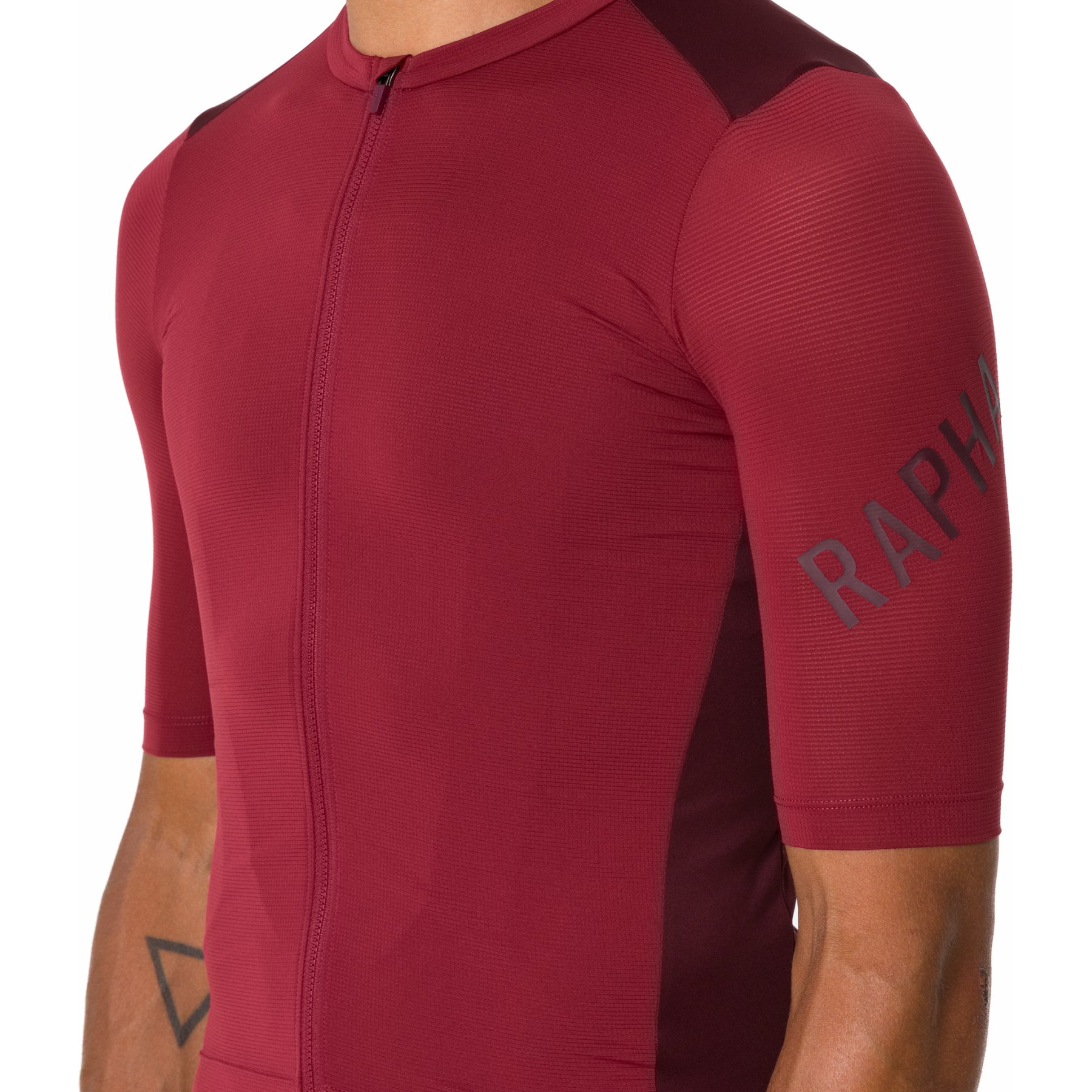 Rapha Pro Team Training Short Sleeve Jersey Men - burgundy/port