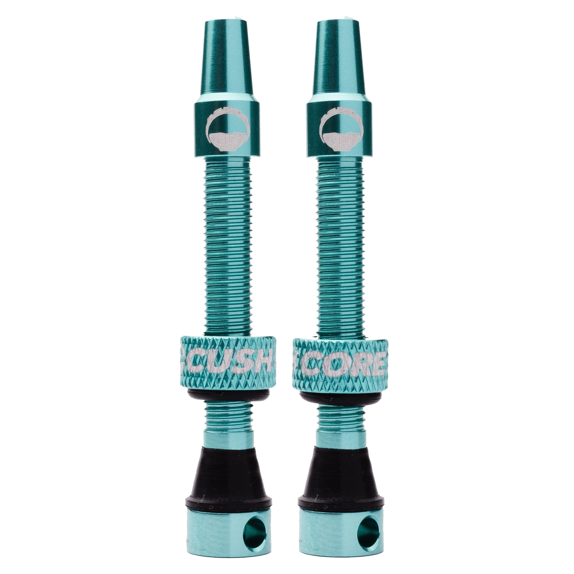 Productfoto van CushCore Tubeless Ventielen Set - 44mm (Paar) - turquoise