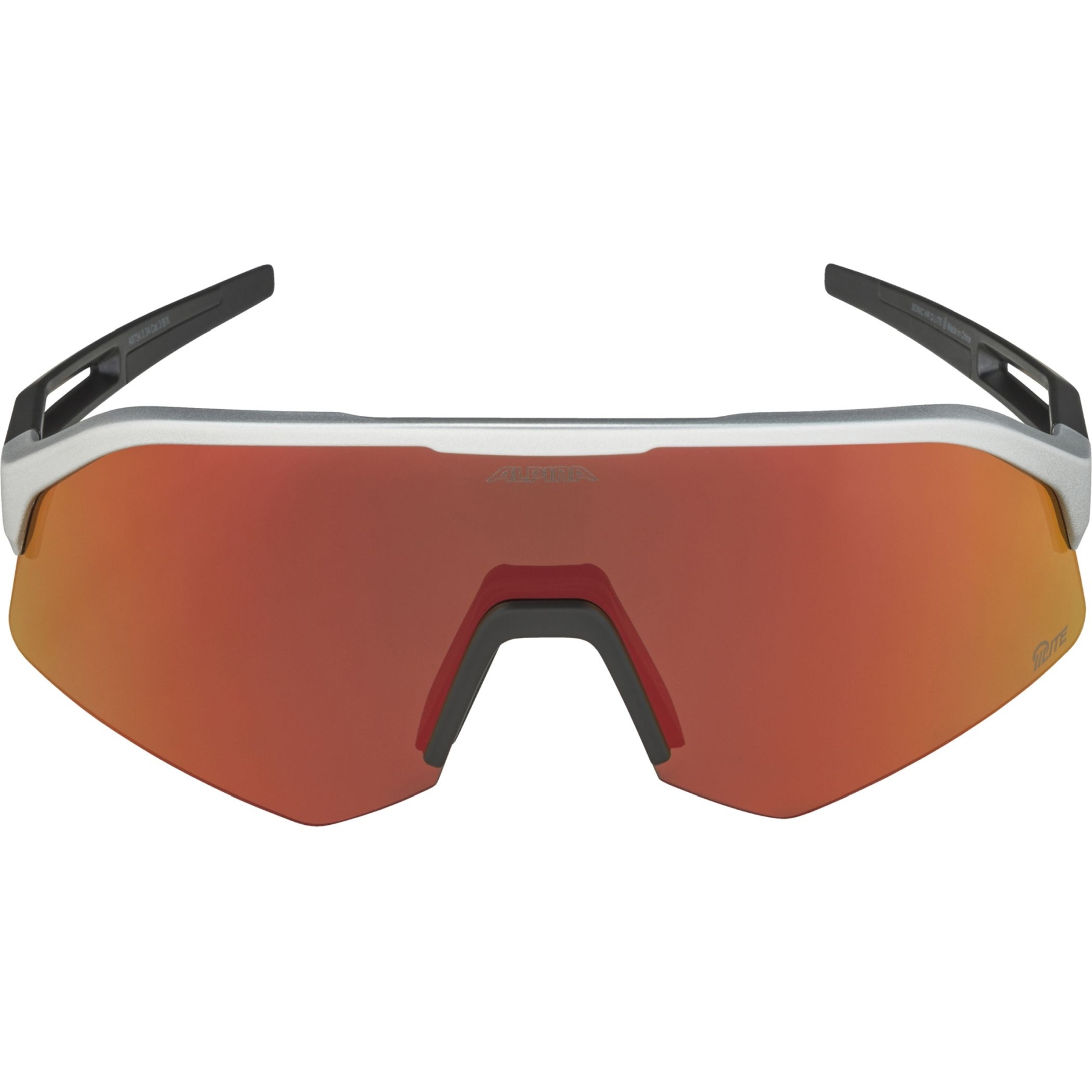 Alpina Sonic HR Q-Lite Glasses - aluminum matt/green/red