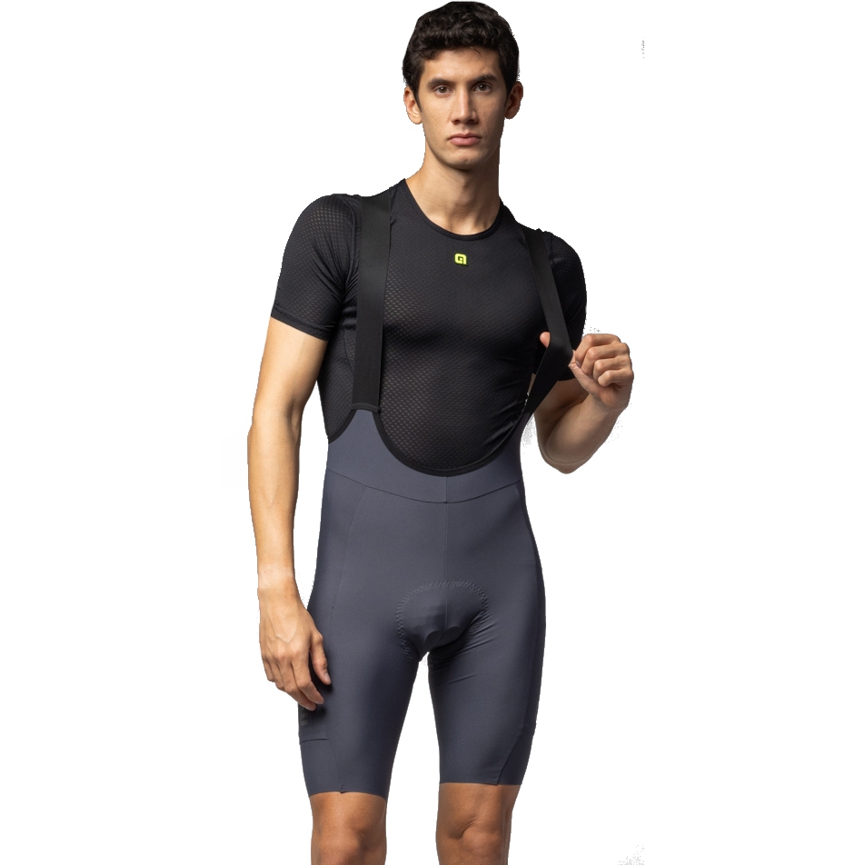 Image of Alé OFF ROAD GRAVEL Pro Bib Shorts Men - titanium