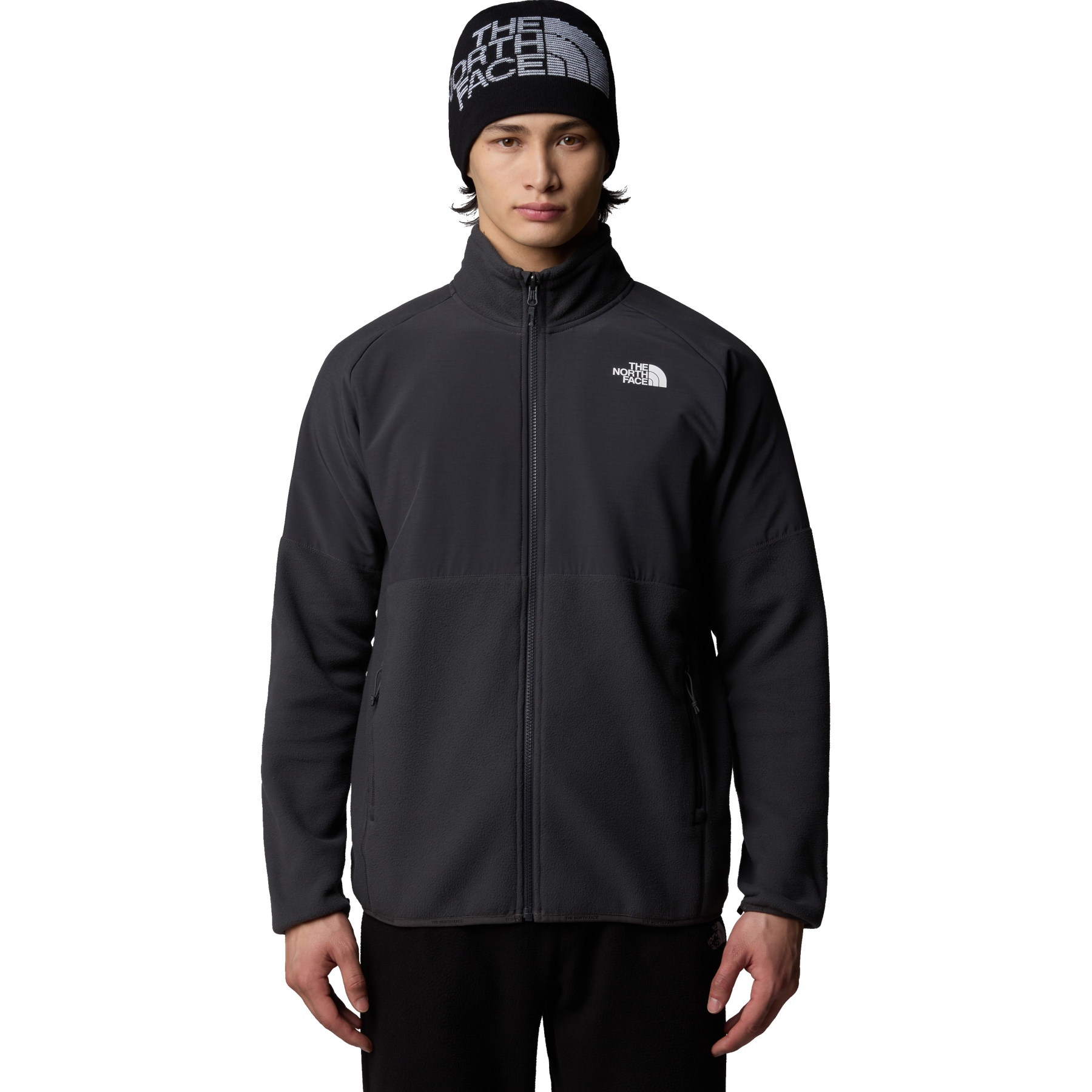 Bild von The North Face Glacier Heavyweight Fleecejacke Herren - Asphalt Grey/Asphalt Grey
