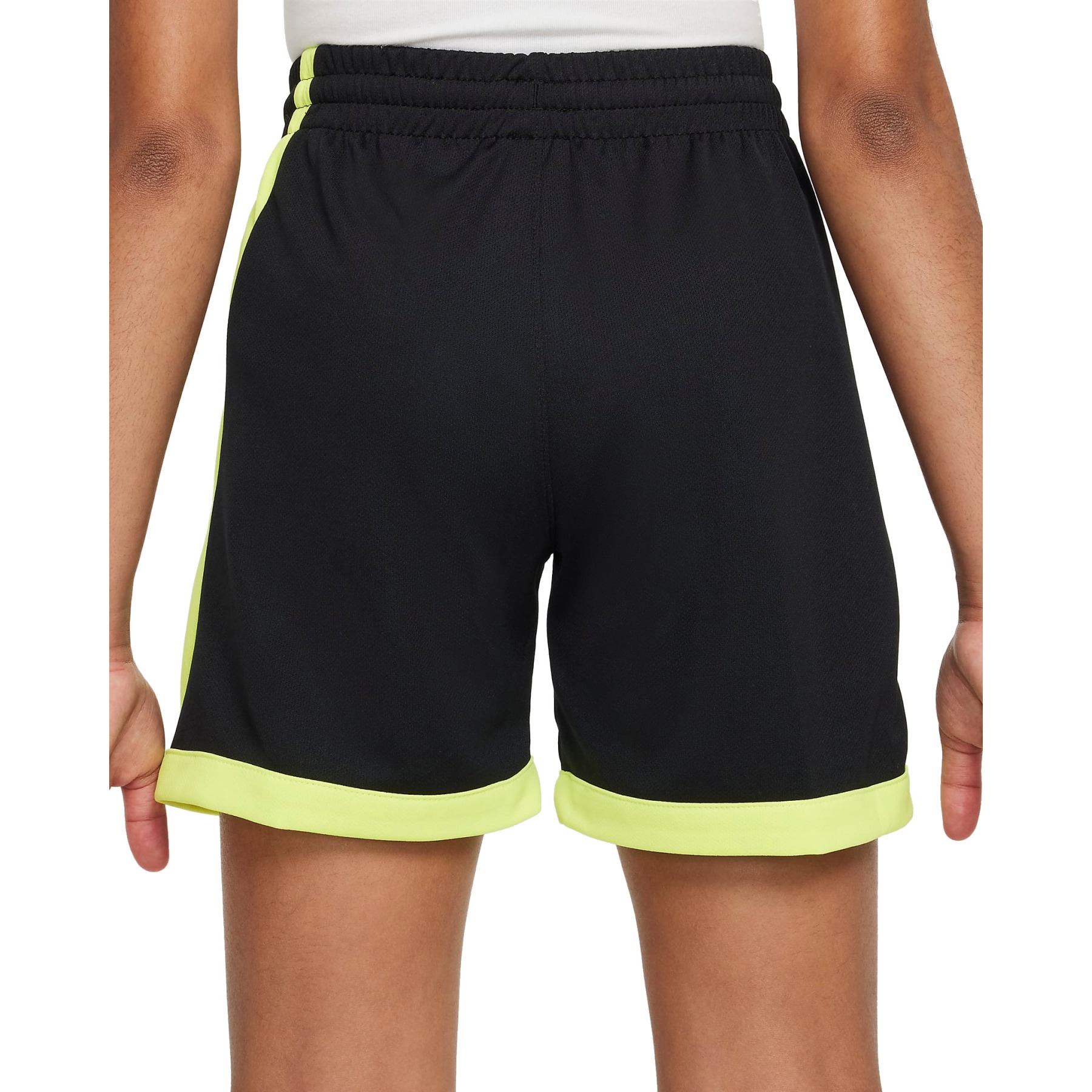 Black and volt nike shorts hotsell