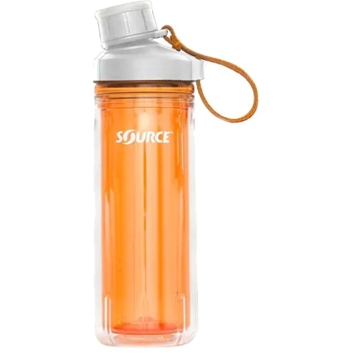Picture of Source Eco - Tritan Double Wall Clickseal Bottle - 0.60 L - amber orange