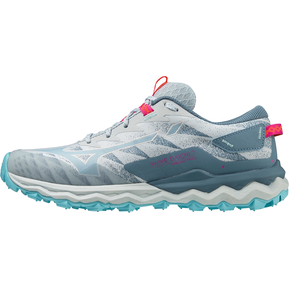 Picture of Mizuno Wave Daichi 7 Trail Running Shoes Women - Baby Blue / Forget-Me-Not / Magnificent Magenta