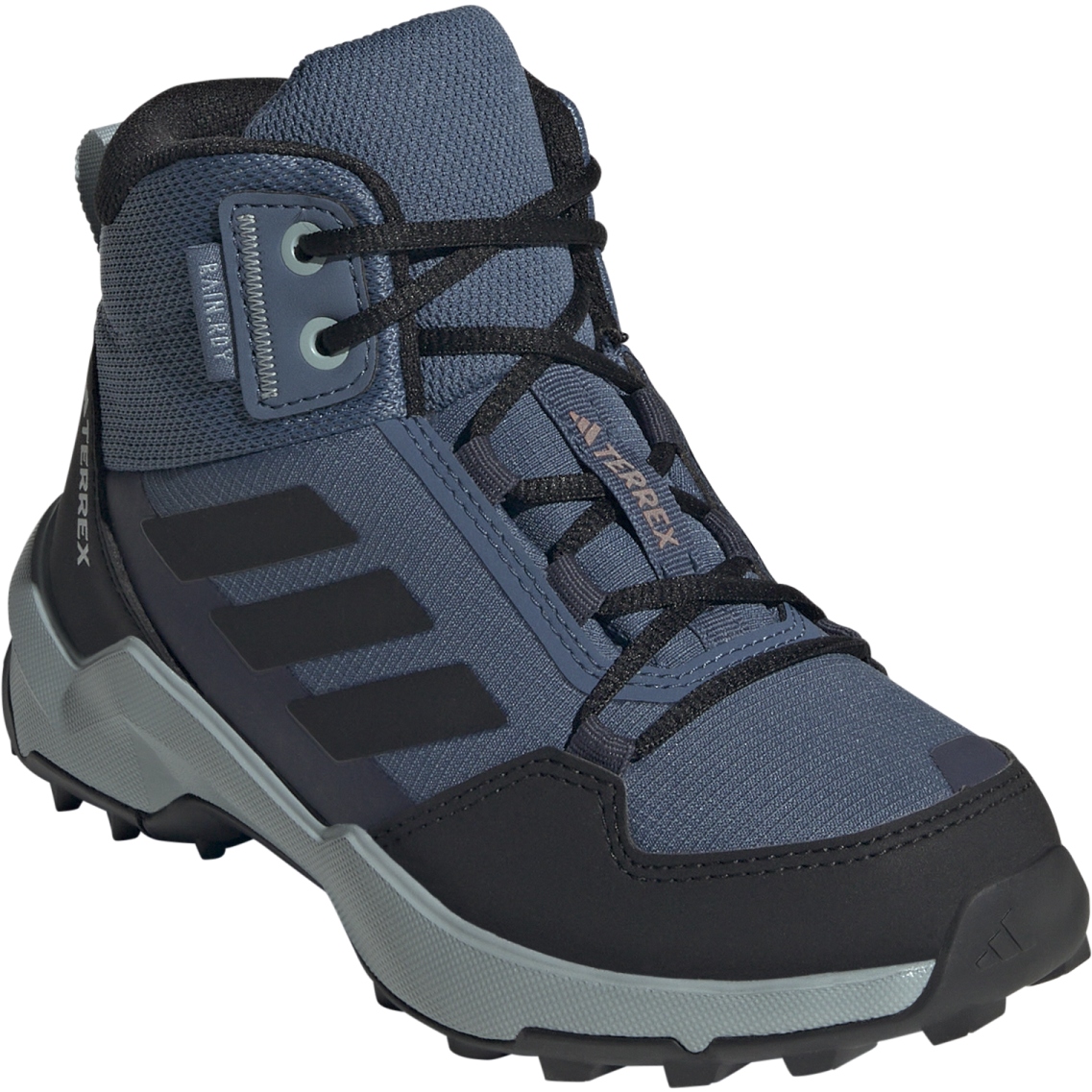 детские треккинговые ботинки adidas TERREX Ax4r Rain.Rdy Mid - wonder ste/core black/magic grey JI1892