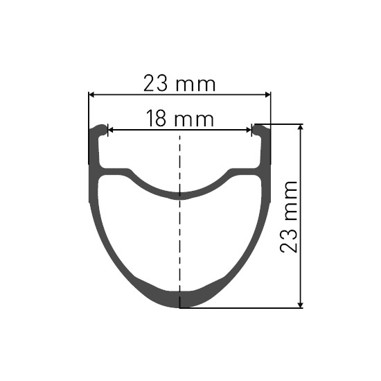 DT Swiss P 1800 SPLINE 23 - Rear Wheel | Clincher | QR 130