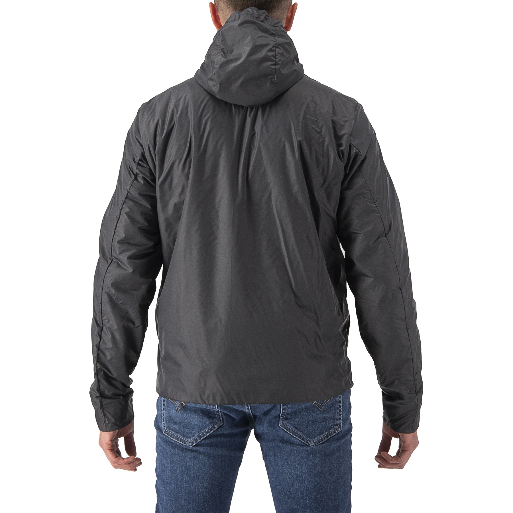 Castelli Riscalda Puffy Jacket Men - dark grey/ electric lime 030