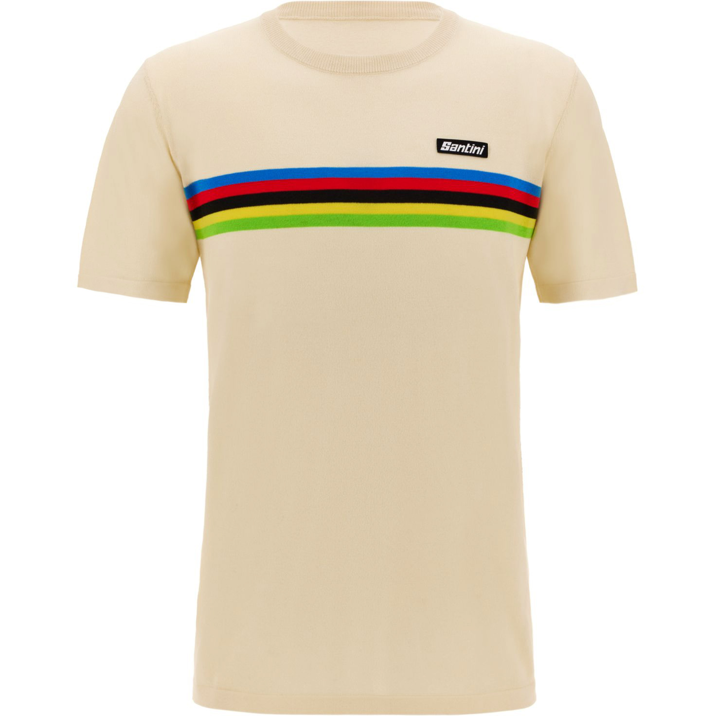 Produktbild von Santini UCI World Champion T-Shirt Herren UM499JGLLCAMP - weiß BI