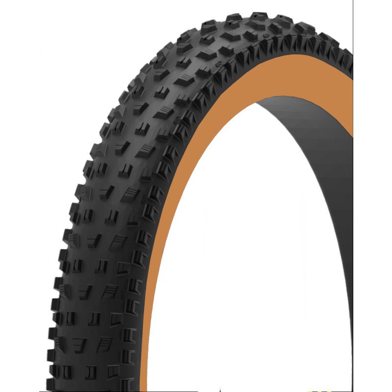 Productfoto van 45NRTH VanHelga Fatbike Folding Tire - Tubeless Ready - 27.5x4.0 Inch - 60TPI - Skinwall