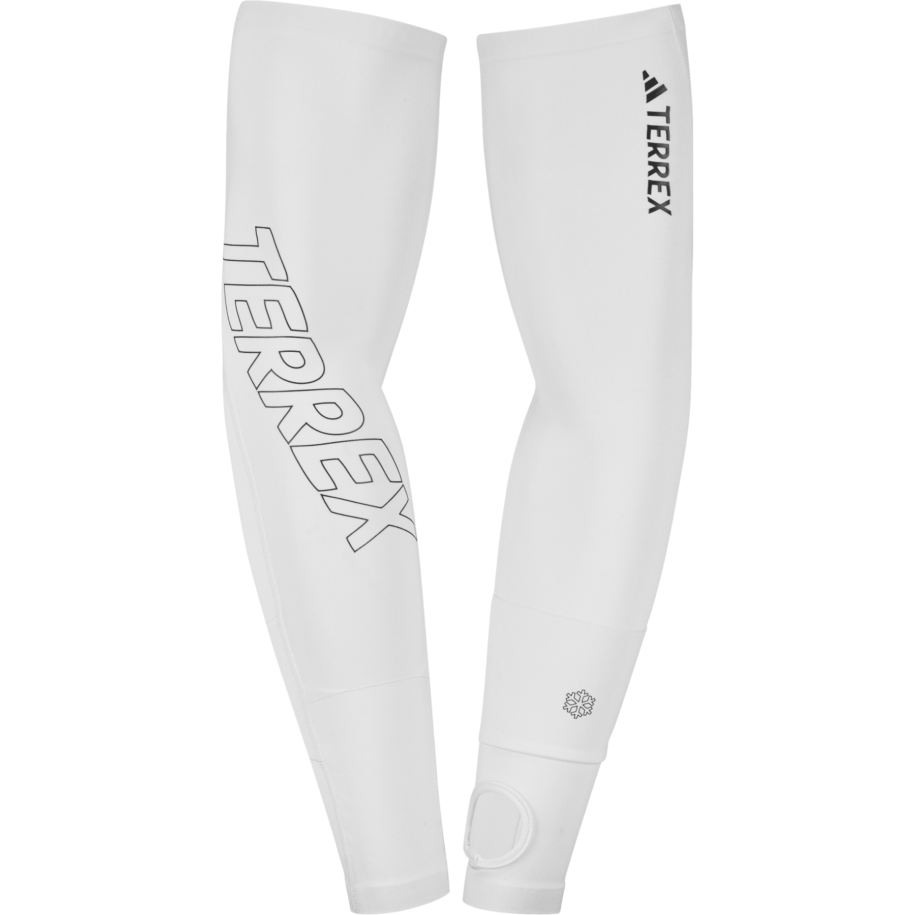 Picture of adidas TERREX Trail Running Armsleeves - white/black IQ2680