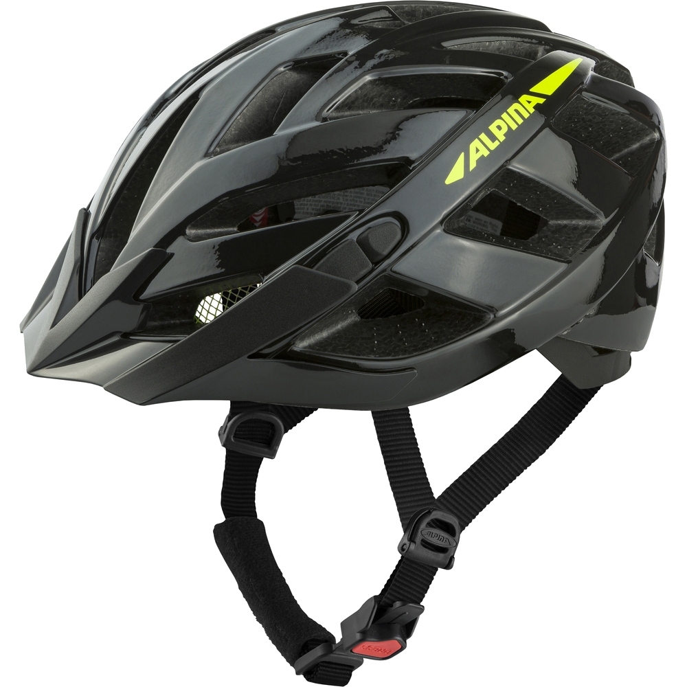 Image of Alpina Panoma 2.0 Helmet - black-neon yellow gloss