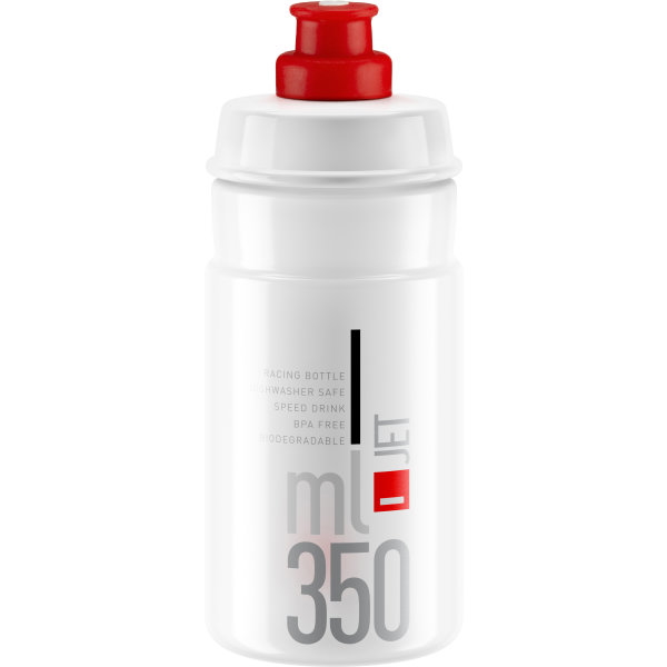 Produktbild von Elite Jet Trinkflasche 350ml - transparent/rot