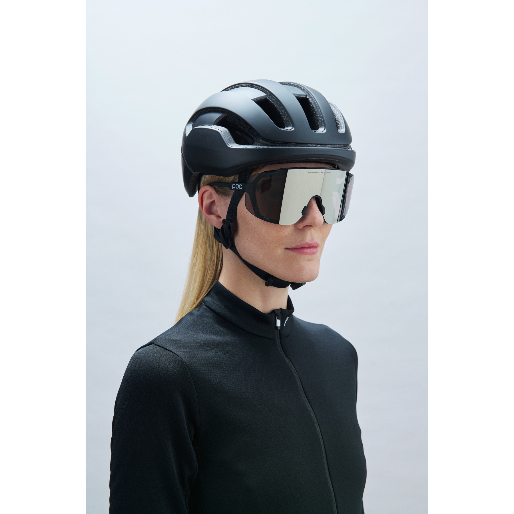POC Devour Glasses - Uranium Black - Clarity Road/Sunny Silver