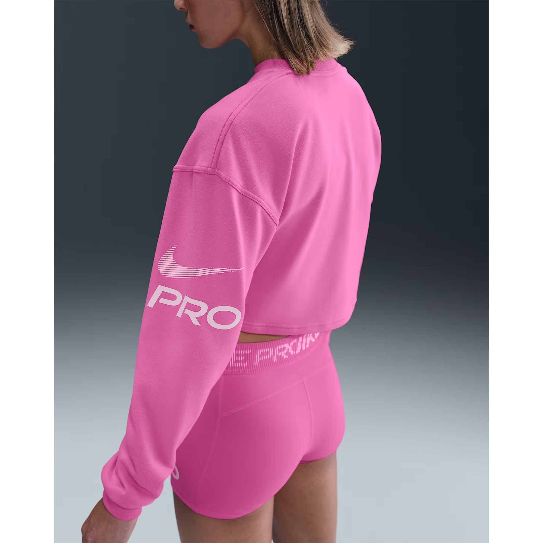 nike pro sweatshirt womens