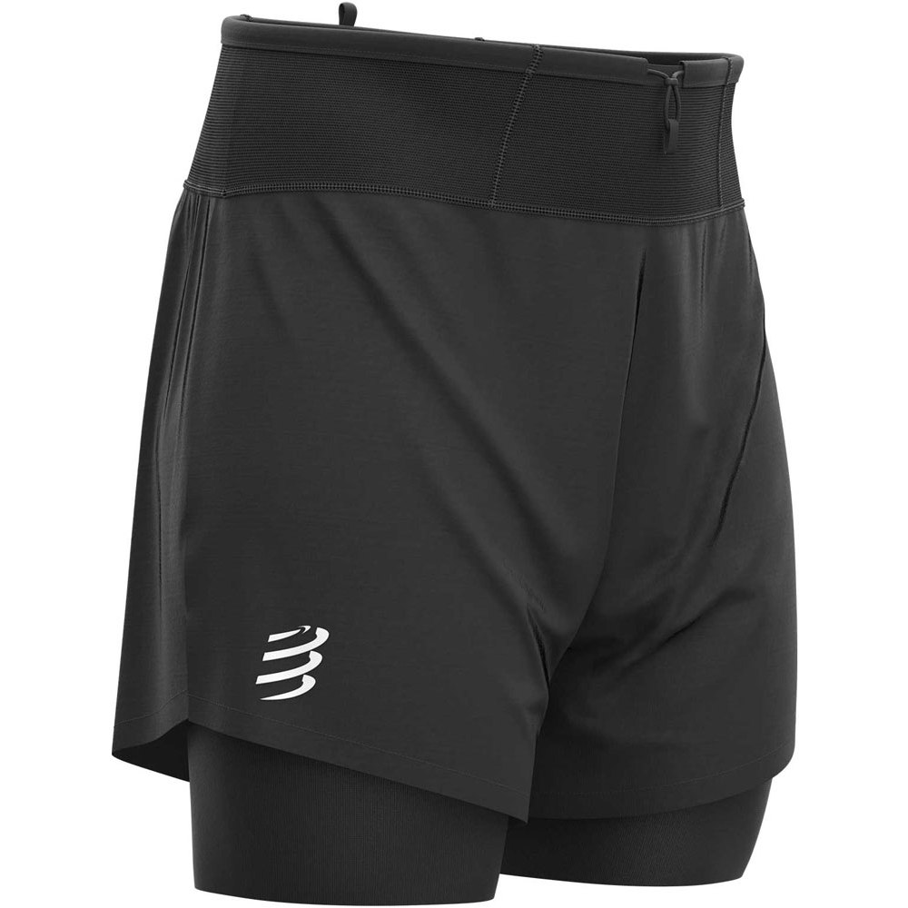 Image of Compressport Trail 2-in-1 Shorts - black