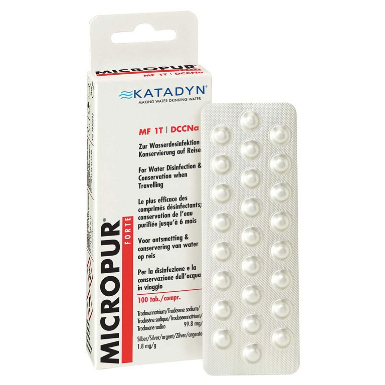 Productfoto van Katadyn Micropur Forte MF 1T Water Disinfection - 100 Tablets