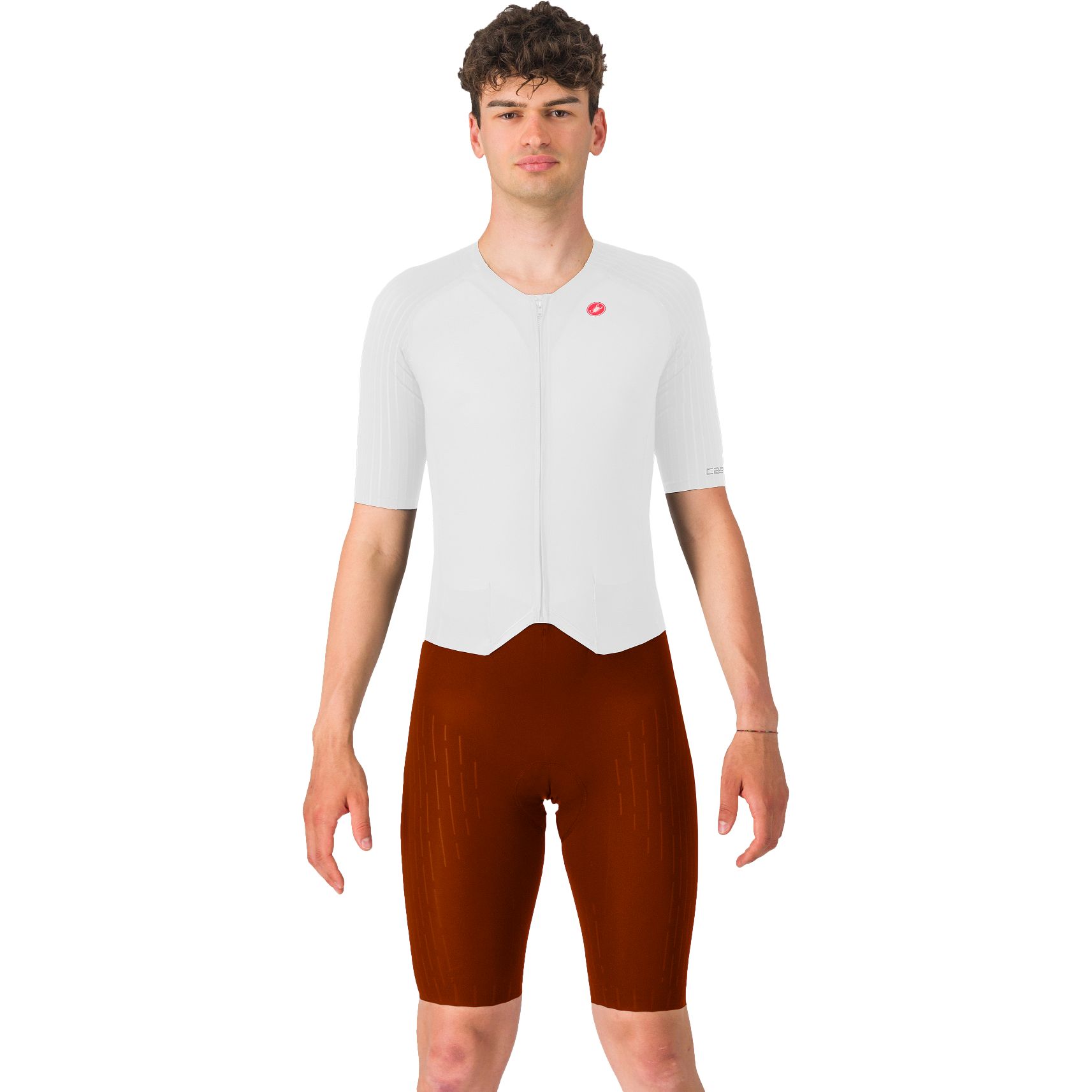 Kuva tuotteesta Castelli Sanremo S Speed Suit Men - white/deep mocha 227