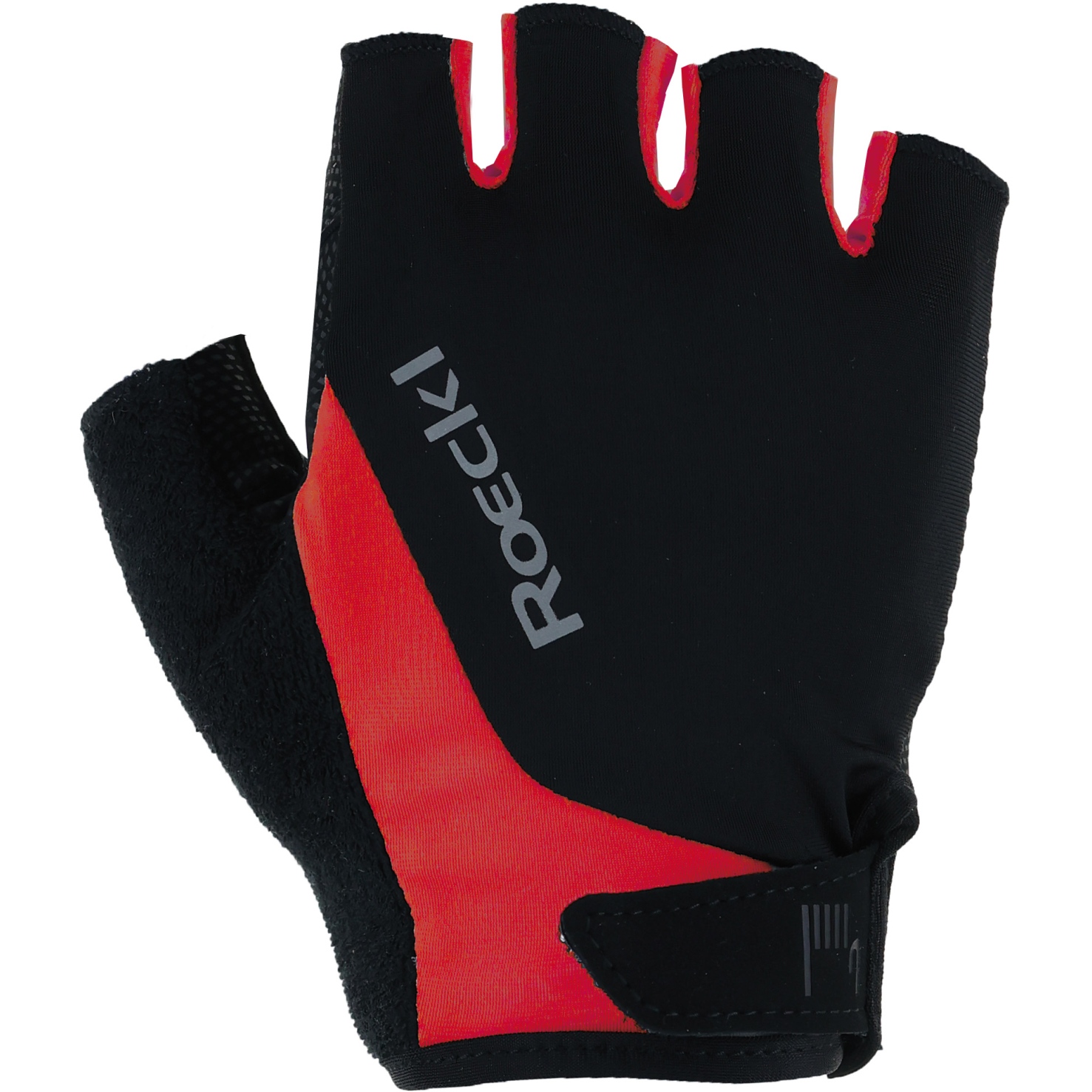 Велосипедные перчатки Roeckl Sports Basel 2 - черный/красный 9300