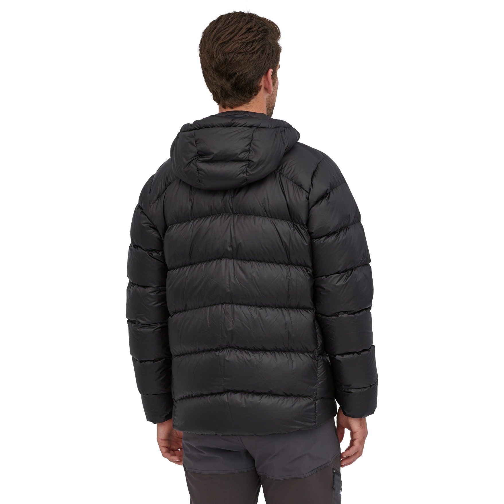 Patagonia Fitz Roy Down Hoody Men - Black | BIKE24