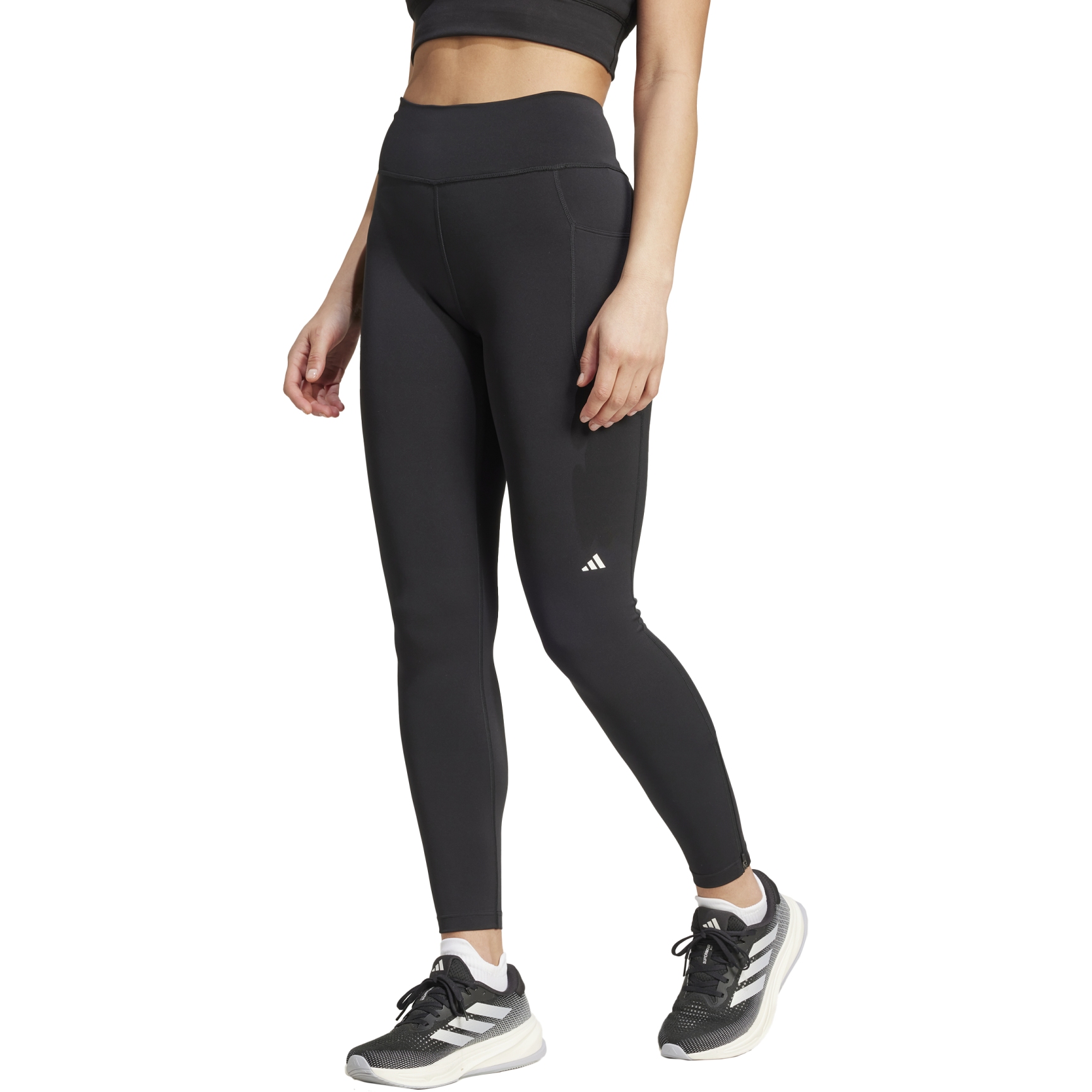 Produktbild von adidas Own the Run Lauftights Damen - schwarz IS9906
