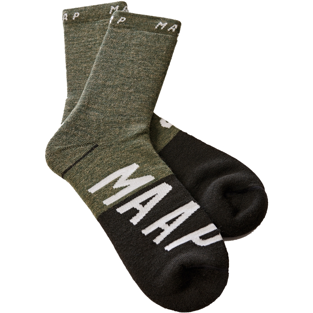 Picture of MAAP Apex Wool Socks - olive