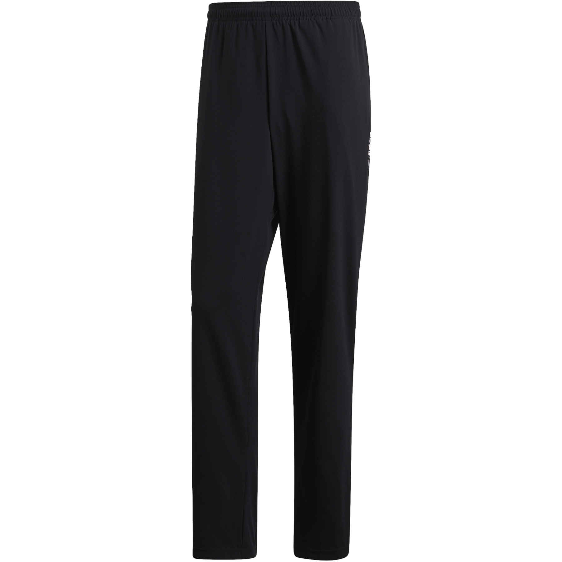 Image of adidas Men's Essentials Plain Open Hem Stanford Pants - Long - black DY3279