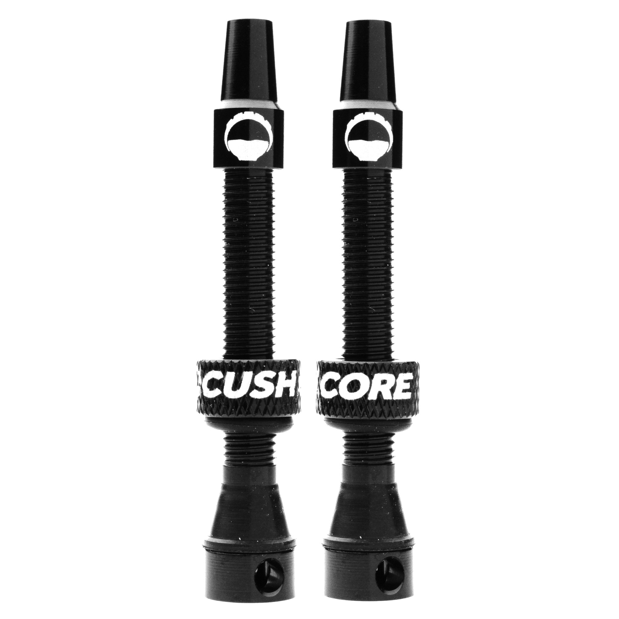 Image of CushCore Tubeless Valve Set - 44mm (Pair) - black