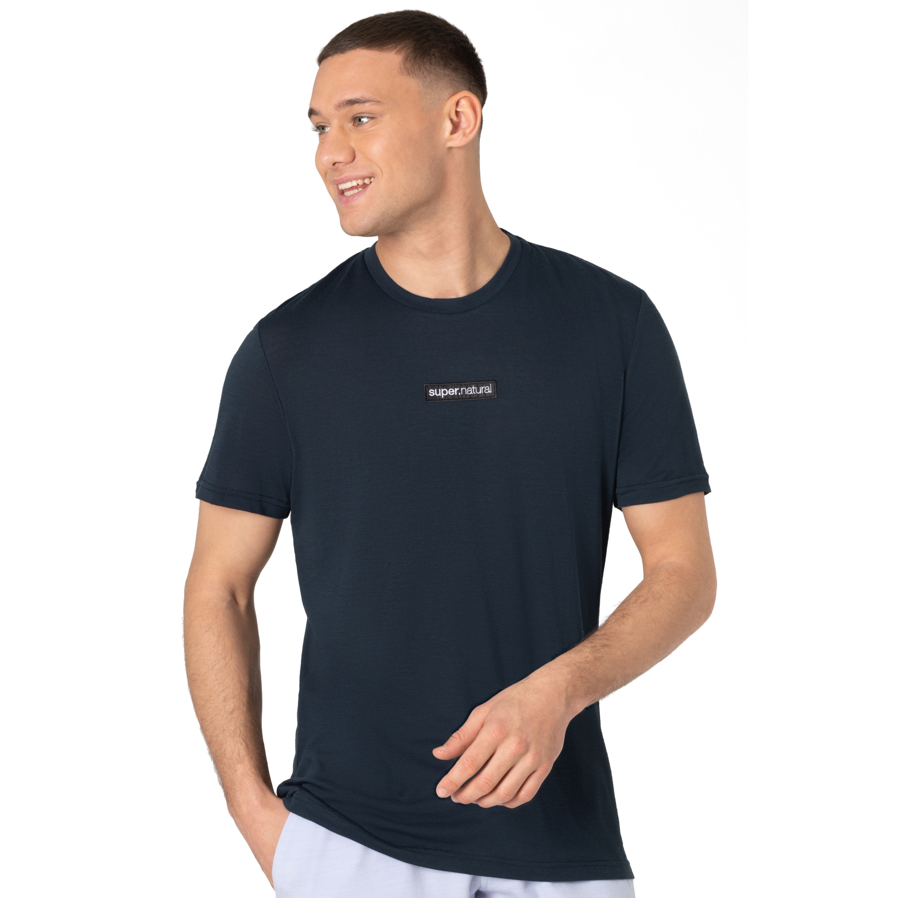 Produktbild von SUPER.NATURAL New School T-Shirt Heren - Blueberry