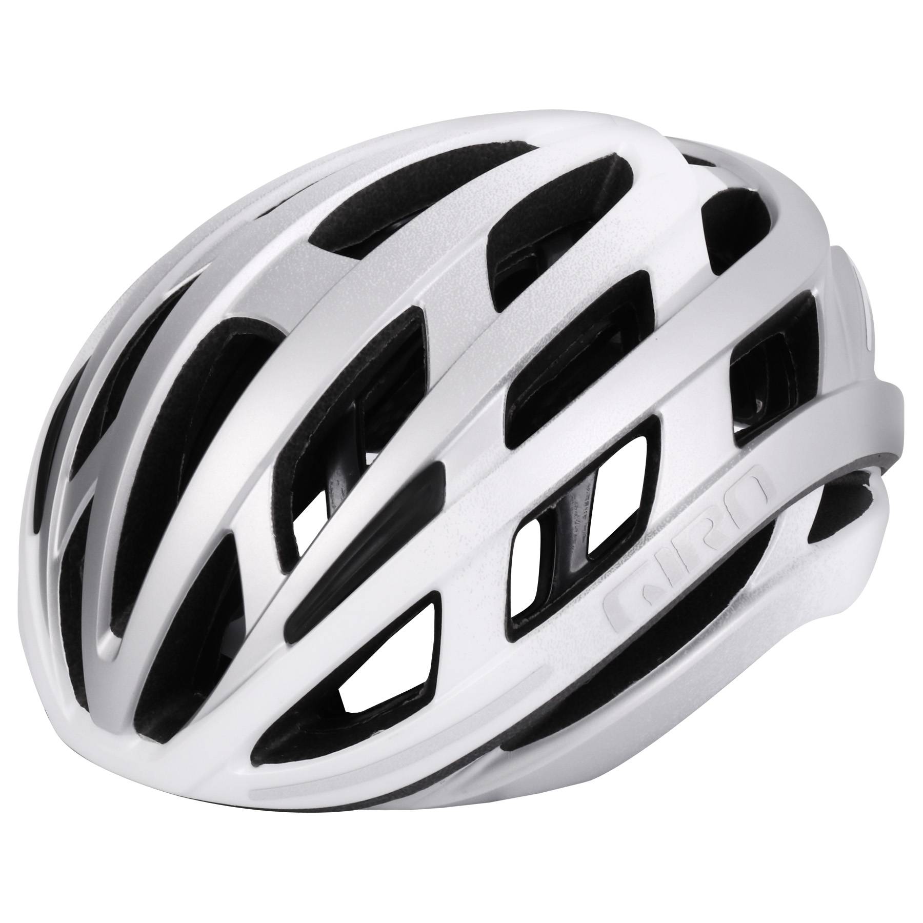 Produktbild von Giro Helios Spherical MIPS Helm - matte white / silver fade