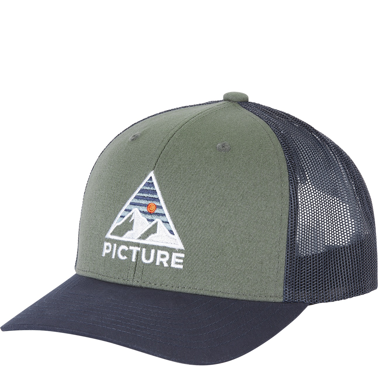 Picture of Picture Kuldo Trucker Cap - Green Spray