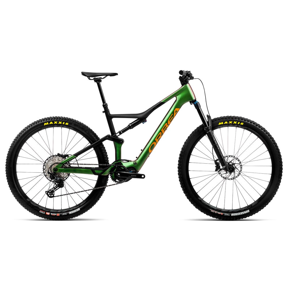 Picture of Orbea RISE M20 Electric Mountain Bike - 2023 - Chameleon Goblin Green (gloss/matt)