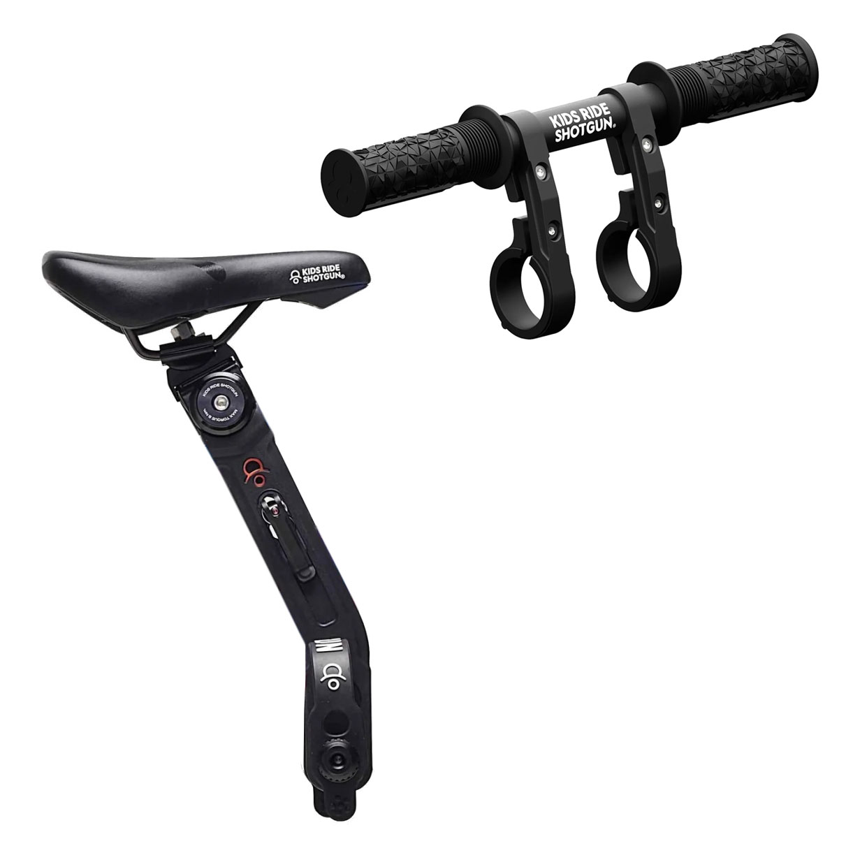 Picture of Shotgun Kids Ride 2.0 MTB Child Bike Seat + Handlebar Accessory Combo - black