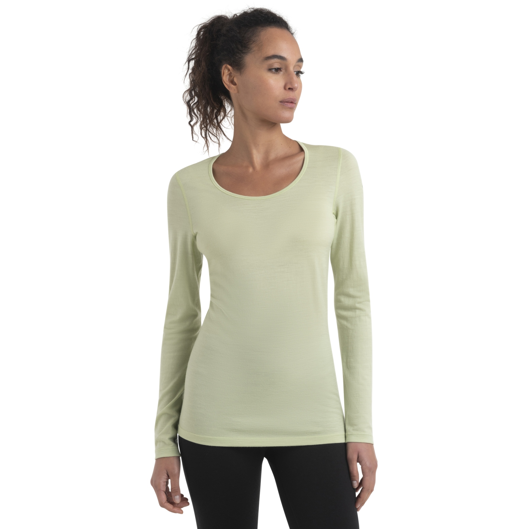 Icebreaker Merino 200 Oasis Long Sleeve Scoop Neck Thermal Top Women ...