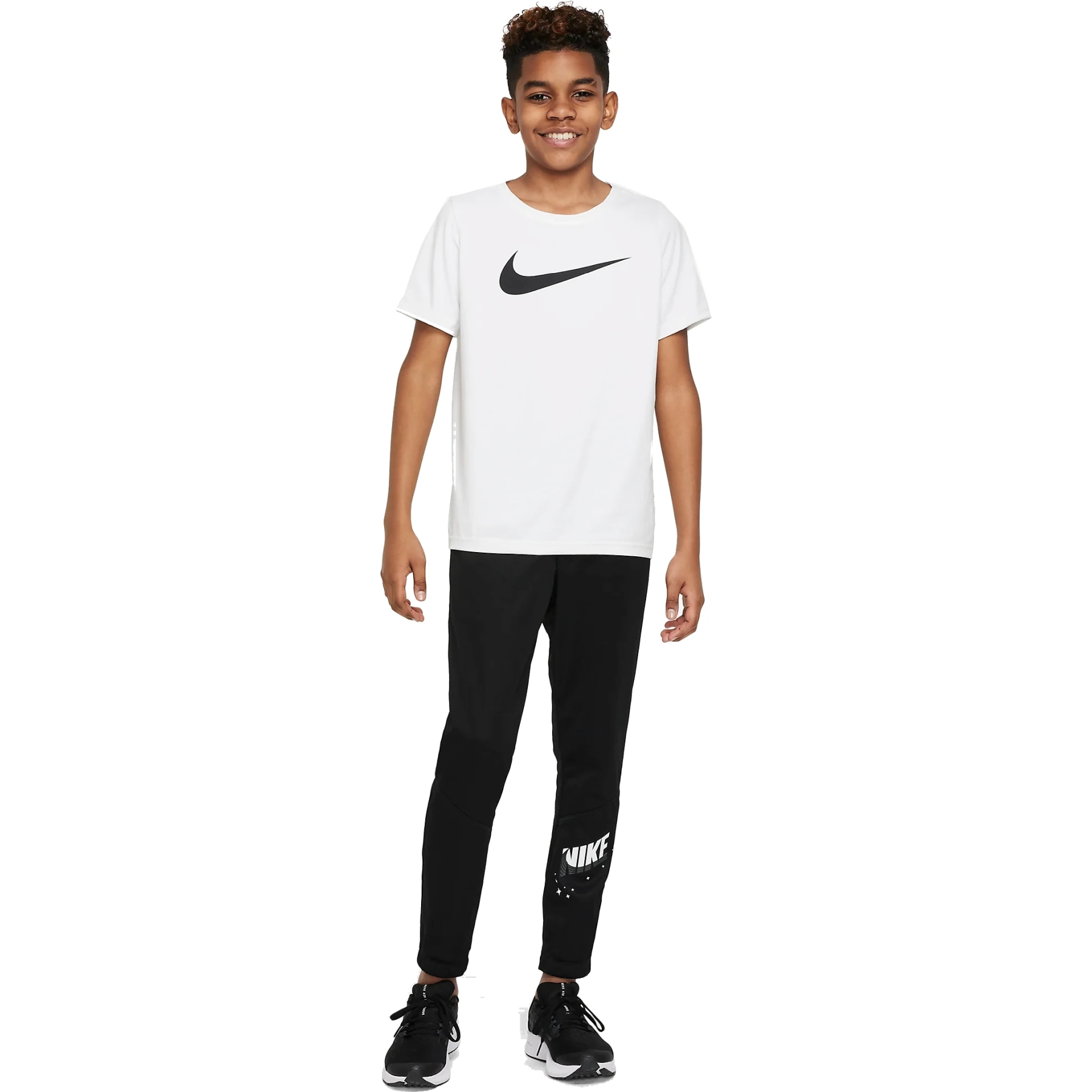 Nike Thermo-FIT Tapered Training Pants Kids - black/white DQ9070-010