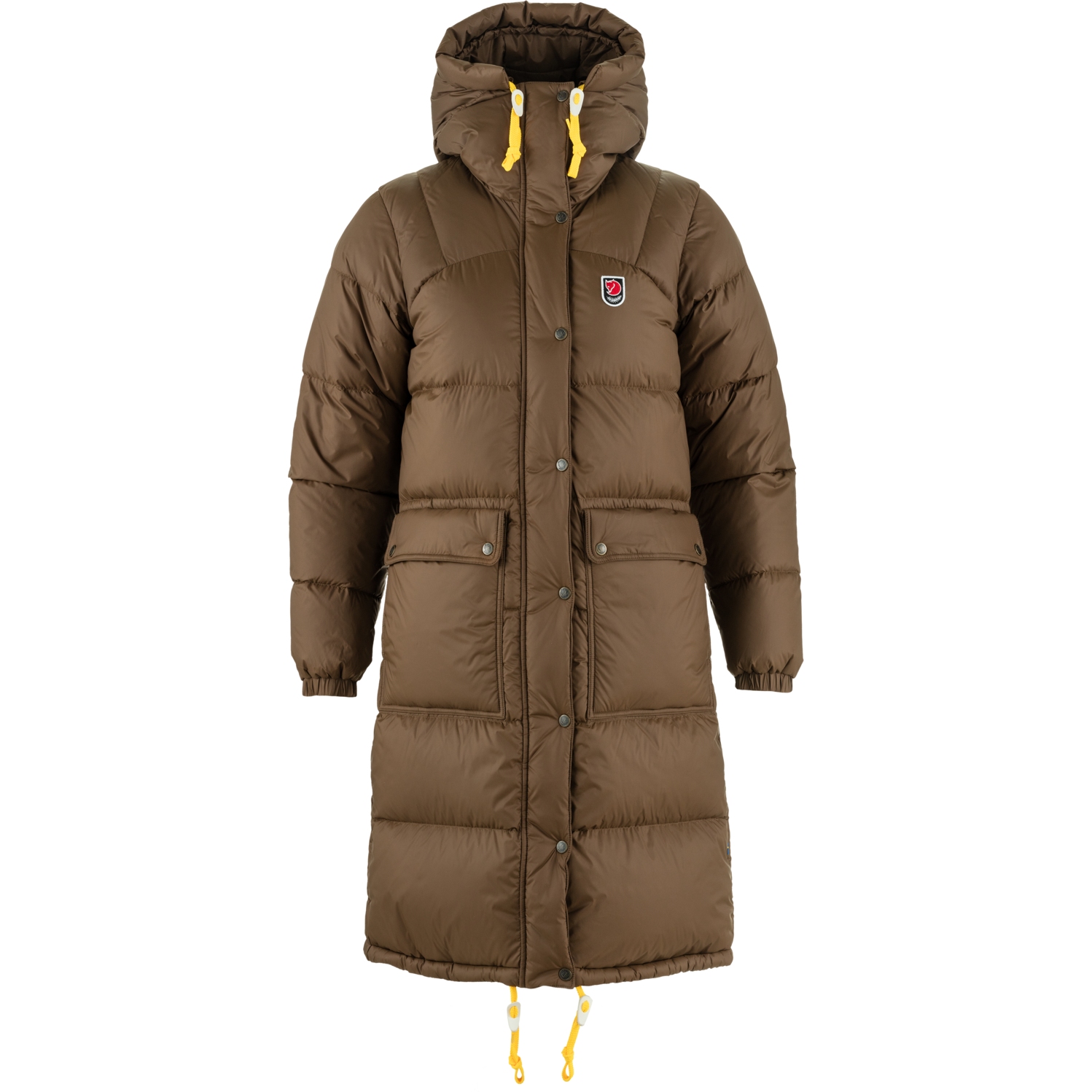 Produktbild von Fjällräven Expedition Long Daunenparka Damen - dark oak