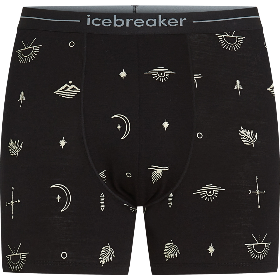 Immagine di Icebreaker Boxer Uomo - Merino 150 Anatomica Explore More - Nero