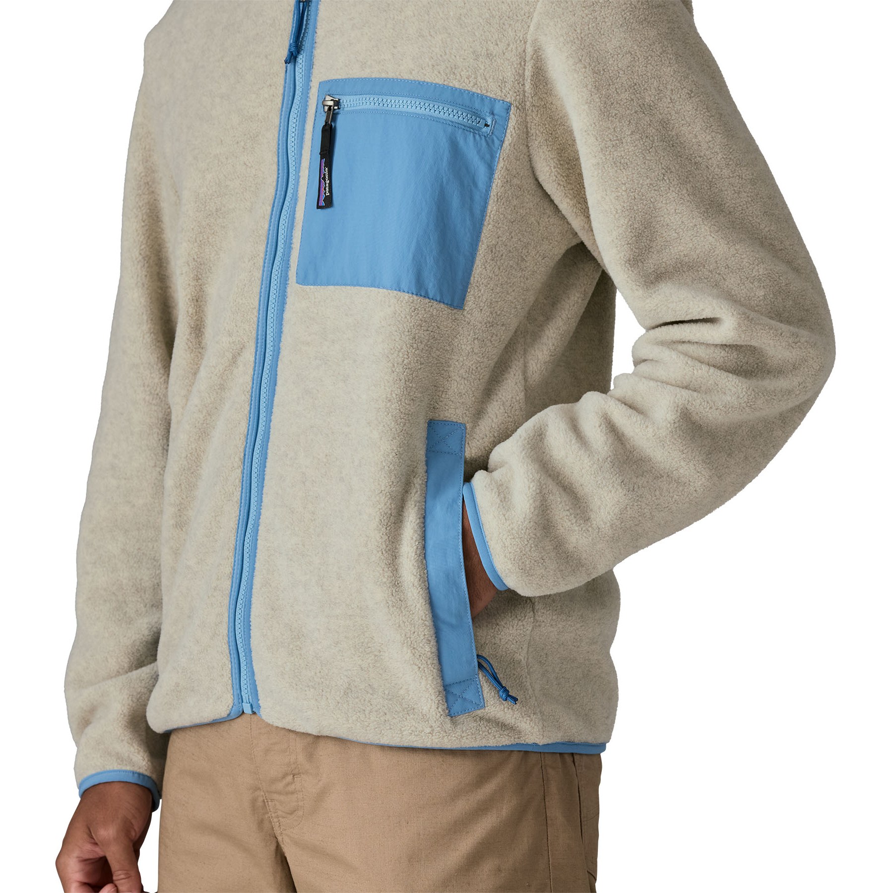 Patagonia Synchilla Fleece Jacket Men - Oatmeal Heather w/Shore 